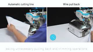 C5S No need to cut the thread tail pneumatic automatic  OverlocK machine