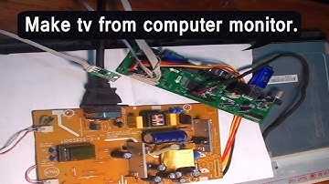 How to make tv from computer monitor.#Pro Hack