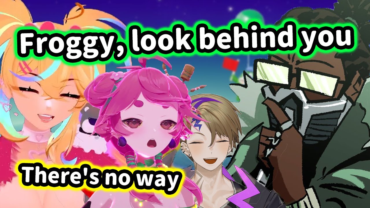 Heavenly can’t believe that his simple trick works on Froggy