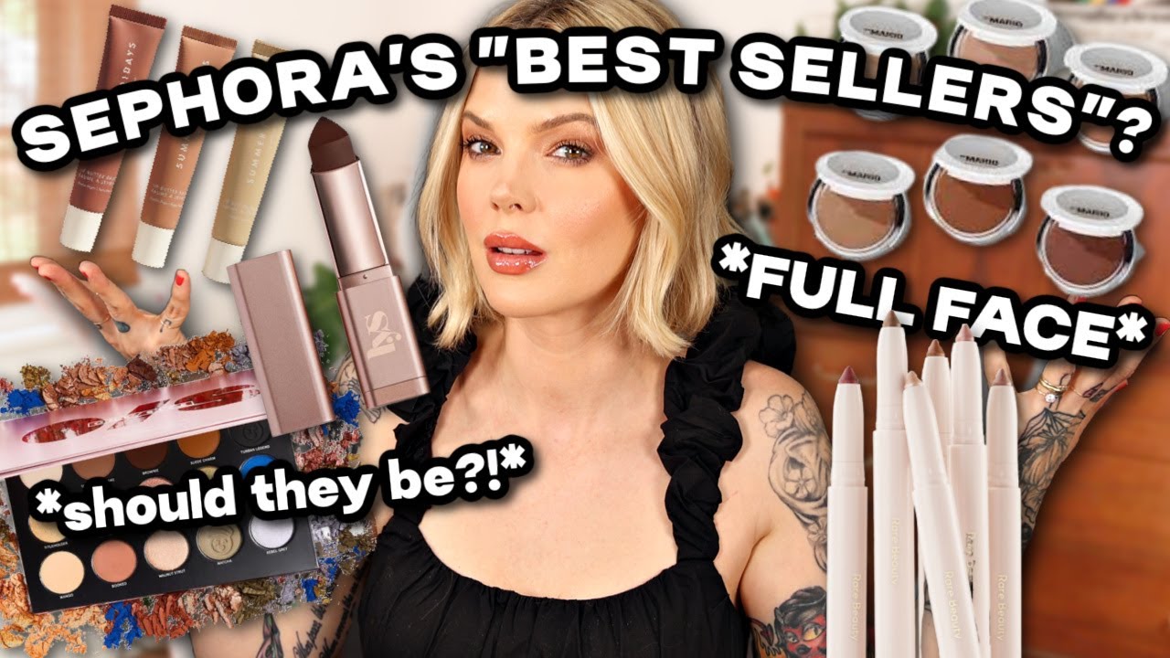 SHOULD THEY BE BEST SELLERS?! Full Face Of Best Selling Makeup at Sephora YouTube