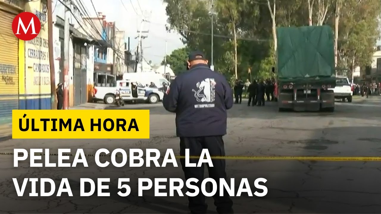 Riña de un bar en Ecatepec de Morelos cobra la vida de 5 personas