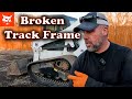 Bobcat T650 Track Frame Damage and Repair