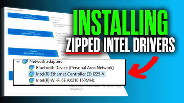 How to manually download and Install ZIPPED Intel Driver Files
