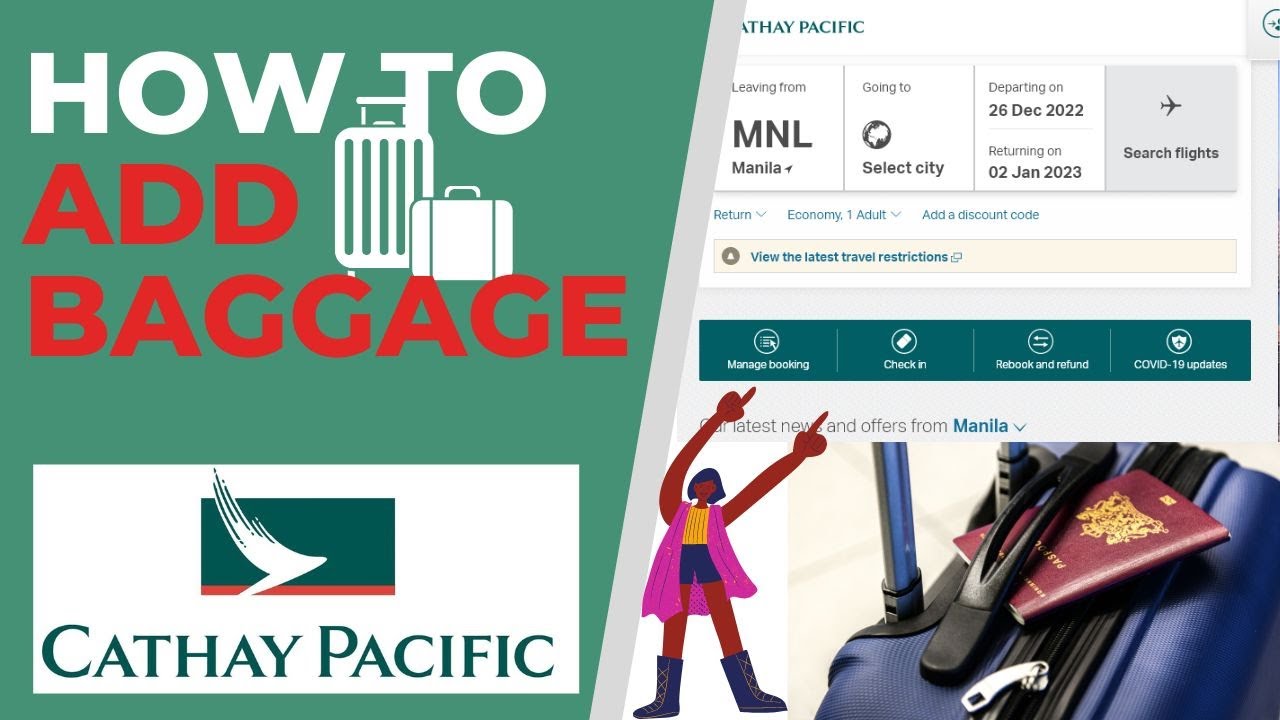 How To Add Baggage l Cathay Pacific - YouTube