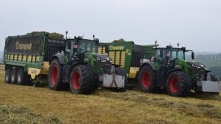 2x Fendt 930 G6 & Krone ZX  - Silo à l'autochargeuse - X.Schoonbroodt