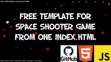 Download Your Free 2D Space Shooter: Single HTML & Vanilla JS Template