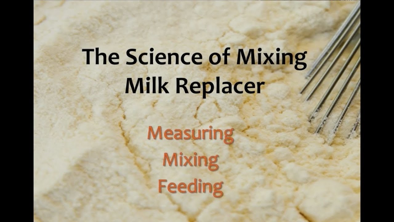 Mechanical Milk Mixers - The Calf Company