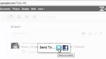 Post from Google+ to Facebook and twitter (Chrome)