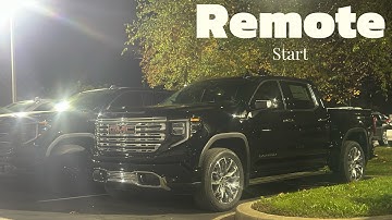 How to Remote Start Your Sierra