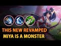 WOW! THE NEW REVAMPED MIYA IS TOO STRONG | Mobile Legends