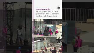 Madonna Dará Hoy Un Show Gratuito En La Playa De Copacabana: Se Esperan Más De Un Millón De Personas