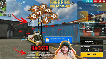 free fire max speed awm hacker 🤯 free fire max hack || training ground auto headshot hack