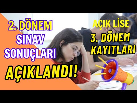 2. Dönem Sınav Sonuçları Açıklandı. Sonuçlara Nasıl Bakılır? 3. Dönem Kayıtları Ne Zaman?