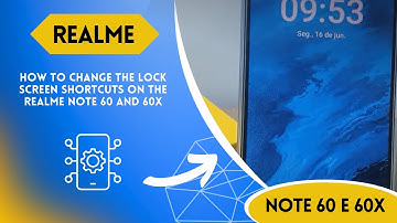 How to change the lock screen shortcuts on the Realme Note 60 and 60x