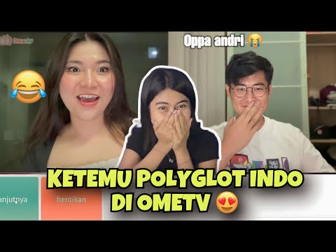 TERNYATA SERU BANGET KETEMU ORANG INDONESIA DI OMETV 🤣 #ometv #polyglot