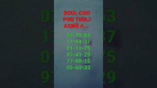BOUL CHO POU TIRAJ ASWE A