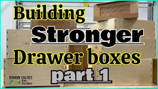 Build a stronger drawer box Part 1