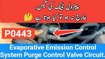 Toyota Corolla Evaporative Emission Control System Purge Valve P0443 Code Fix | How Fix P0443 Code