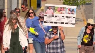 Butte residents hold memorial for those who died during ICE actions outside Sen. Sheehy's office
