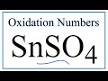 Oxidation Numbers and Sulfate Chemistry
