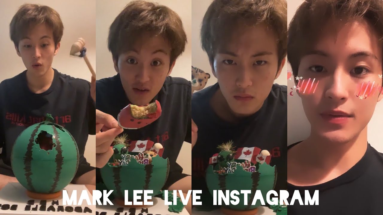 NCT MARK LEE - birthday boy LIVE INSTAGRAM [02/08/2022] - YouTube
