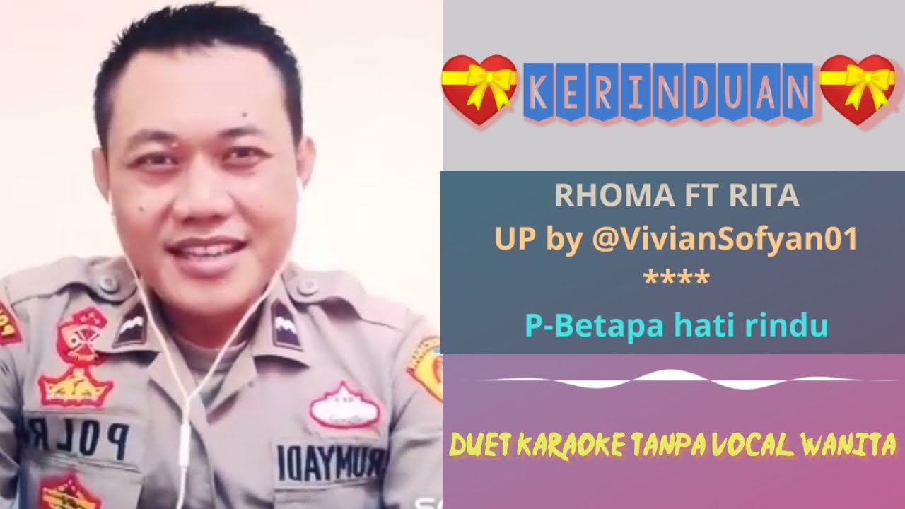 KERINDUAN - DUET KARAOKE DANGDUT II TANPA VOKAL WANITA II NO VOCAL CEWEK