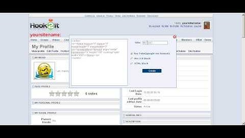 How ad your own HTML or RSS Feed on Hook2it