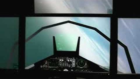 FlightGear demo on 4 displays using FireGL