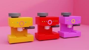 Modeling a coffee maker - Blender Tutorial