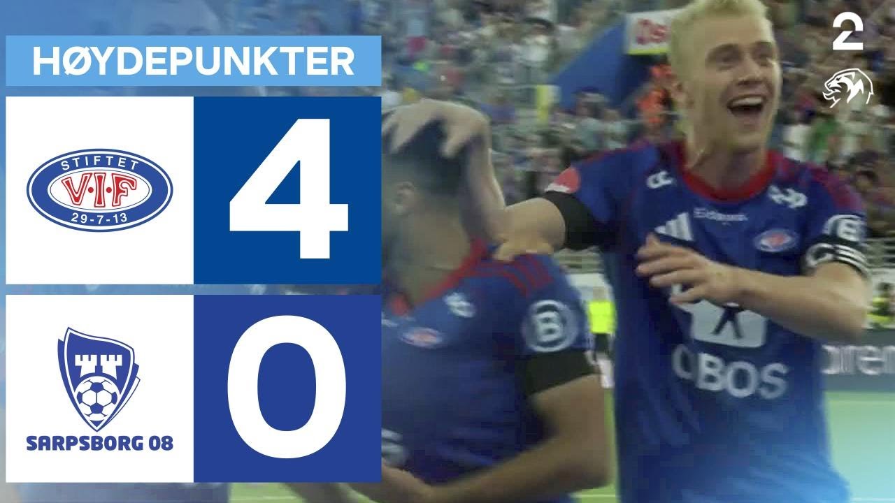 Vålerenga 4 - 0 Sarpsborg 08 - Høydepunkter