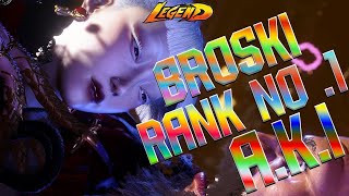 Street Fighter 6 🔥BROSKI Rank No.1 A.K.I Gameplay & Combos Is So Stylish !