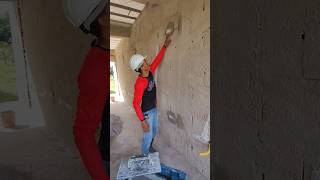 etapa das taliscas pro reboco pra iniciantes #obra #pedreiro #construção #dicas #reboco #reforma