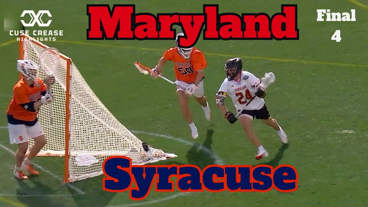 Syracuse vs Maryland NCAA Final Four Lacrosse Highlights