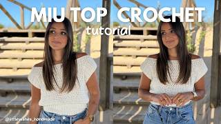 Tutorial Miu Top Crochet Top Off Shoulders A Crochet Súper Fácil Perfecto Para Principiantes