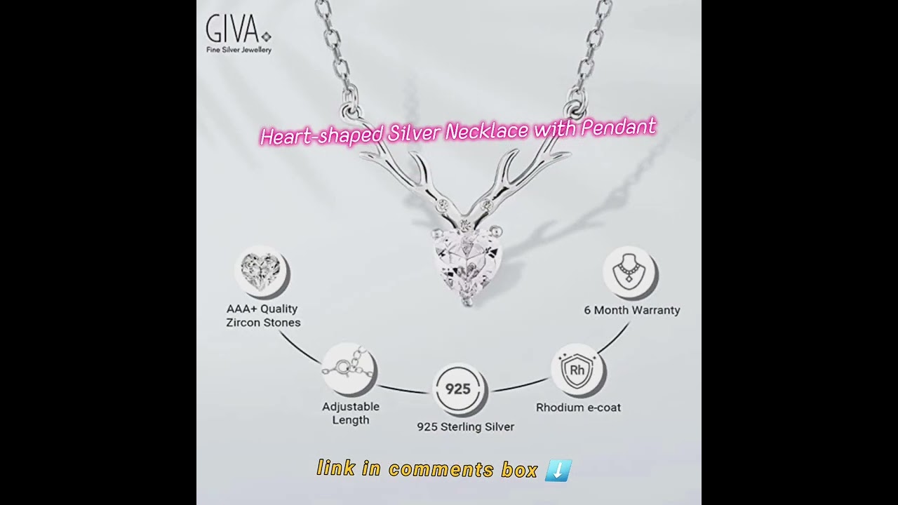 Timeless Elegance: Silver Heart Necklace for a Touch of Romance 