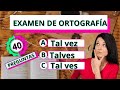 40 preguntas de examen de Ortografía✅Ortografía nivel avanzado✅ ¿Podrás responder todas? #ortografía