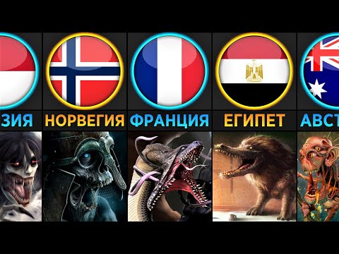 Злые Мифические Существа из Разных Стран (Сравнение)