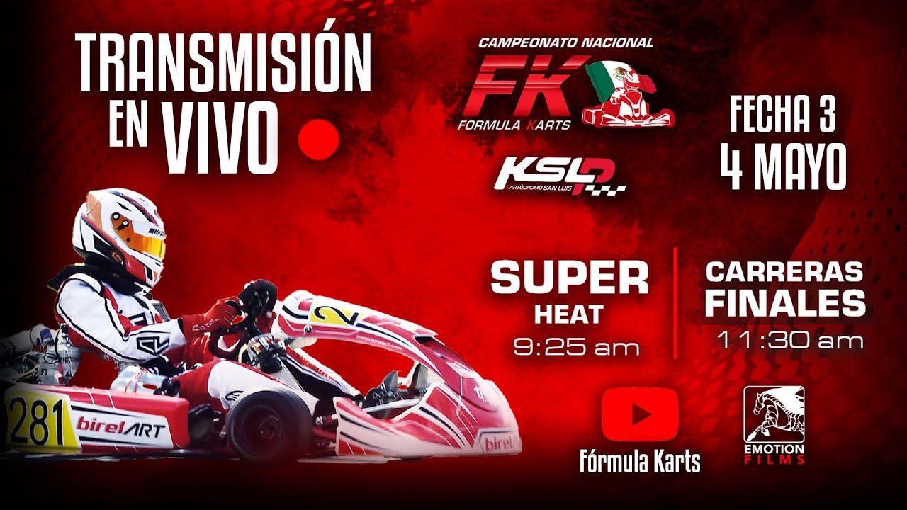 CAMPEONATO NACIONAL FÓRMULA KARTS 2025 - 3a FECHA - KARTÓDROMO SAN LUIS POTOSÍ