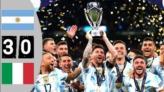 Arjantin - İtalya 3-1 Maç Özeti 2023 HD