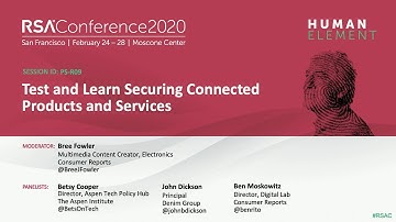 Test and Learn: Securing Connected Products and Services