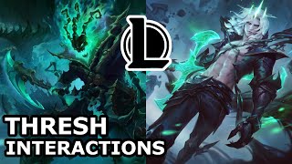 Thresh Interactions with Other Champions | VIEGO WAS NOT SURPRISED | League of Legends Quotes