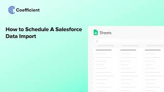 How to Schedule A Salesforce Data Import