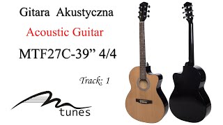 Acoustic guitar 4/4 39" M-tunes MTF27C
