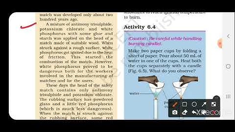 Class 8 Science Chapter-6(Part-4) NCERT: Combustion and Flame