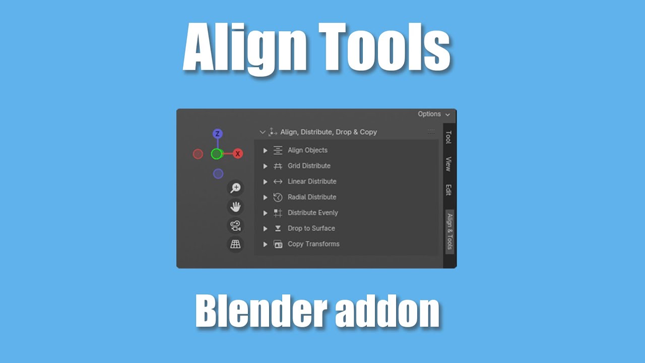 Align Tools - Blender Addon - YouTube