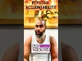 CHOSEN ONE - YOU ARE PERSONALLY ACCOUNTABLE