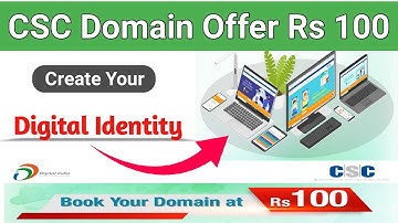 CSC Offer Book Your Domain at Rs 100 | csc domain name registration | diginame domain