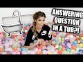 ANSWERING QUESTIONS FROM A BATHTUB?! MIAMI, COOKING AND MORE!
