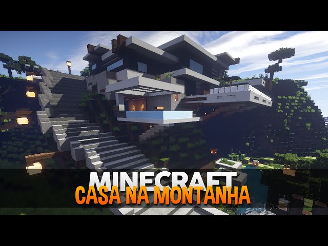 Jazzghost on X: Casa na montanha do Minecraft Lendário, que tal?   / X