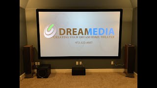 Theater room UPGRADE! 55" TO 133" 4K and AFFORDABLE! PLUS DOLBY ATMOS!